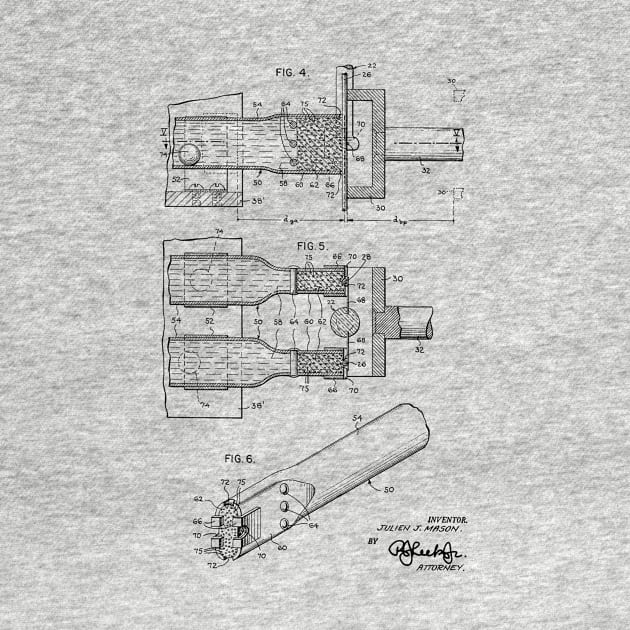 Apparatus for Applying a Getter Material Vintage Patent Drawing by TheYoungDesigns